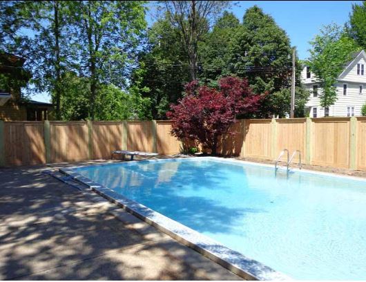 swimming pool fence